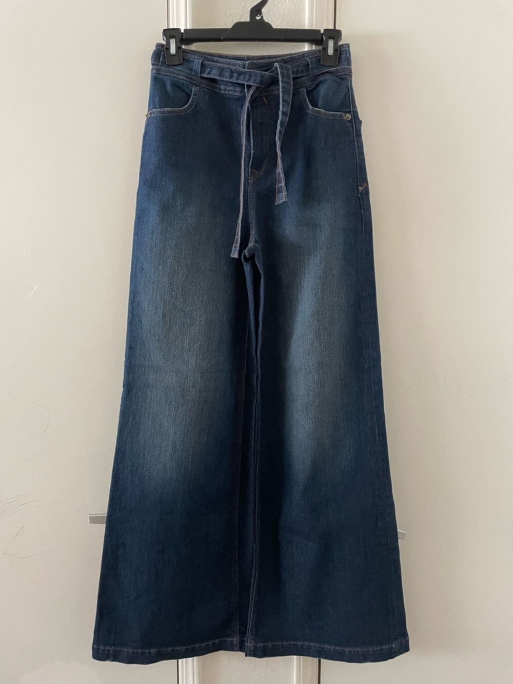 Express Wide Leg Super High Rise Jeans - Picture 3 of 6
